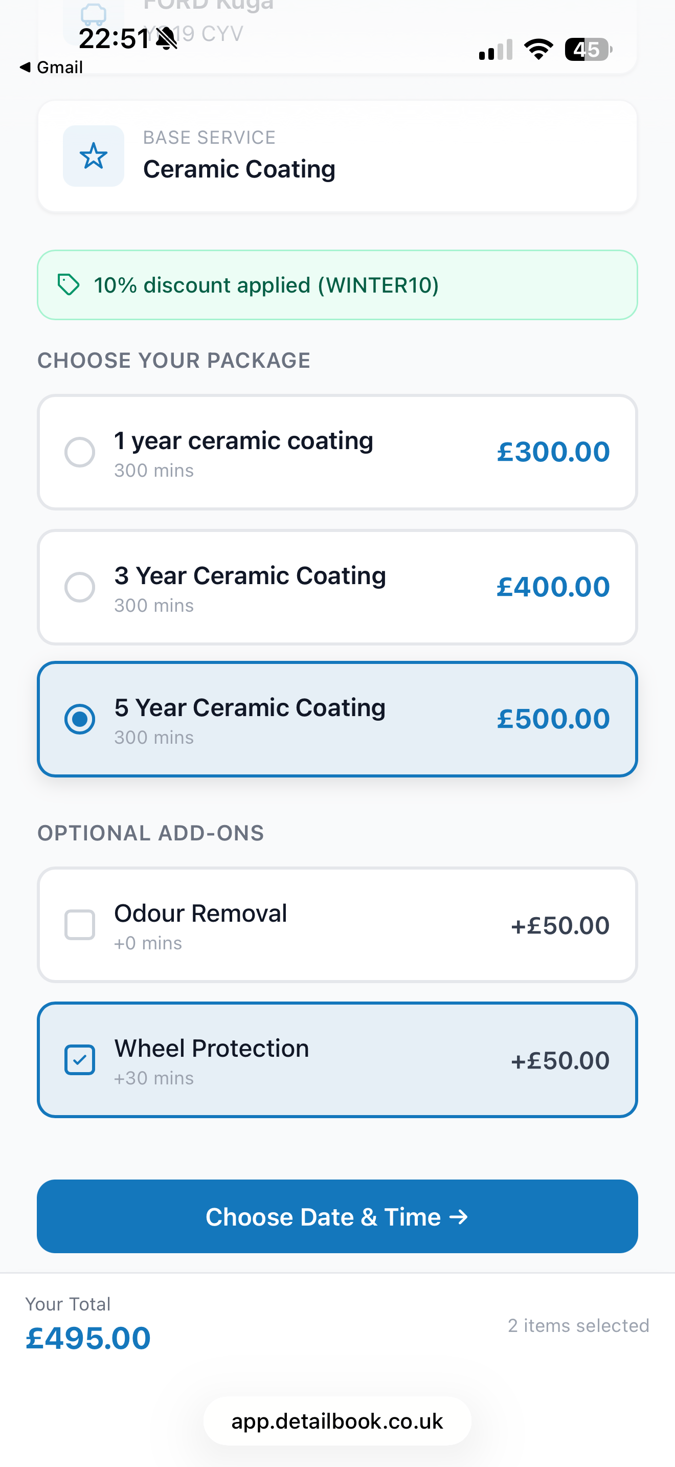 Proposal add-ons view